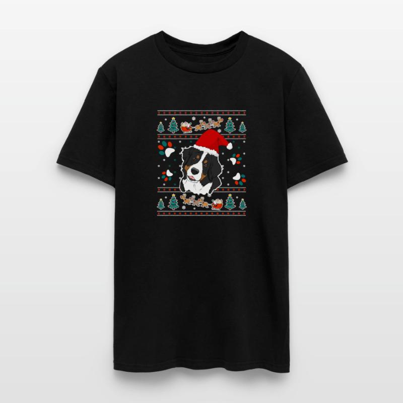 Merry Woofmas Bernese Mountain Dog