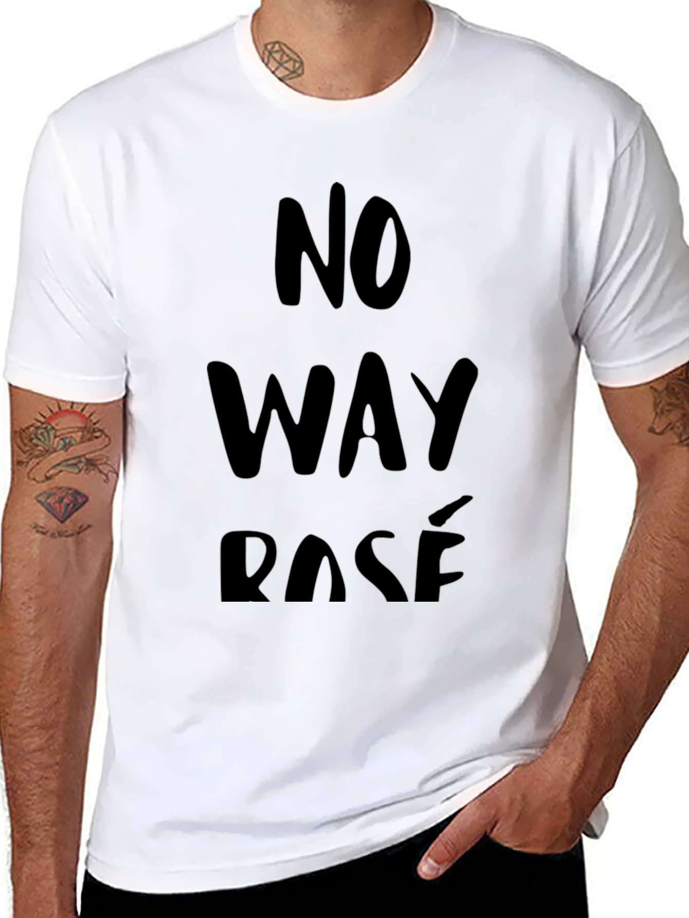 No Way Rosé T-Shirt - Stylish Graphic Tee