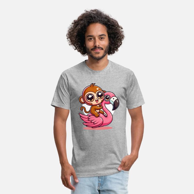 Monkey Rider on a Flamingo