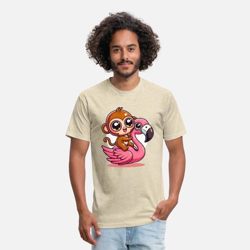 Monkey Rider on a Flamingo