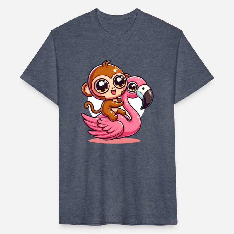 Monkey Rider on a Flamingo