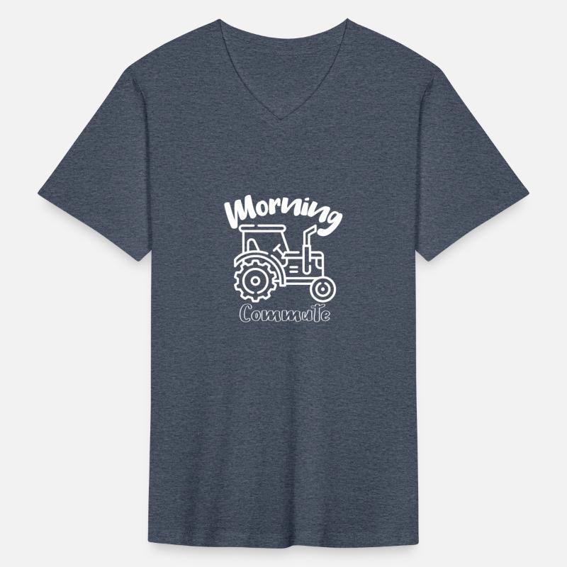 Morning Tractor Commute