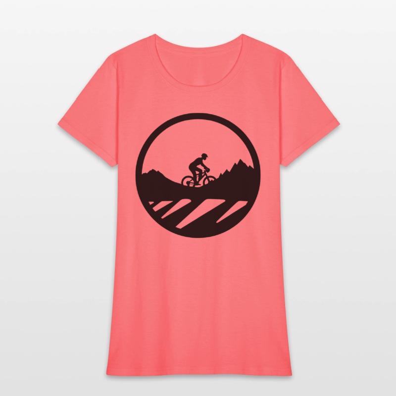 Mountain Bike Cyclist Drawing