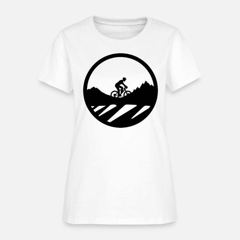 Mountain Bike Cyclist Drawing