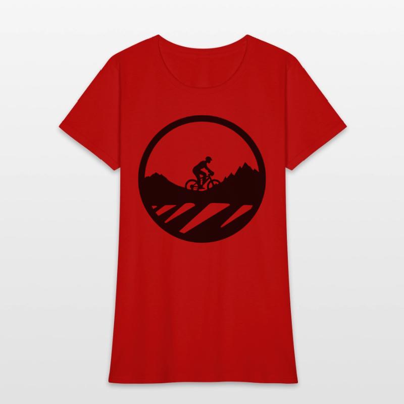 Mountain Bike Cyclist Drawing