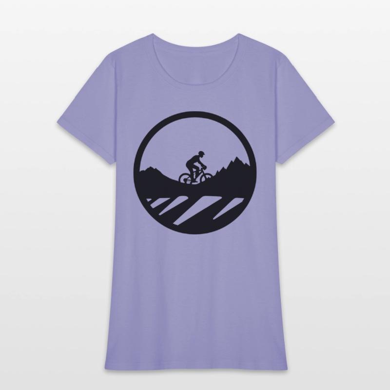 Mountain Bike Cyclist Drawing