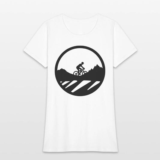 Mountain Bike Cyclist Drawing