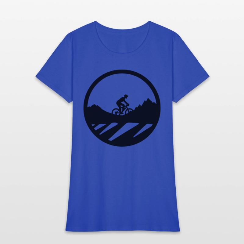 Mountain Bike Cyclist Drawing