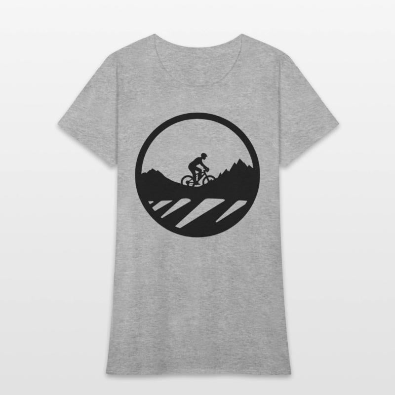 Mountain Bike Cyclist Drawing