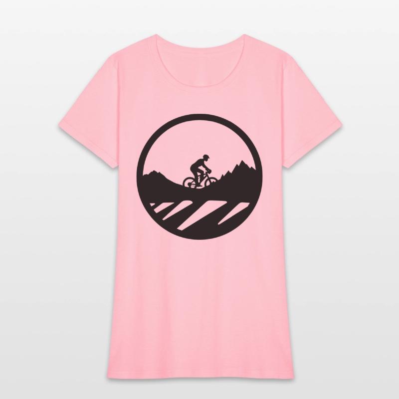 Mountain Bike Cyclist Drawing