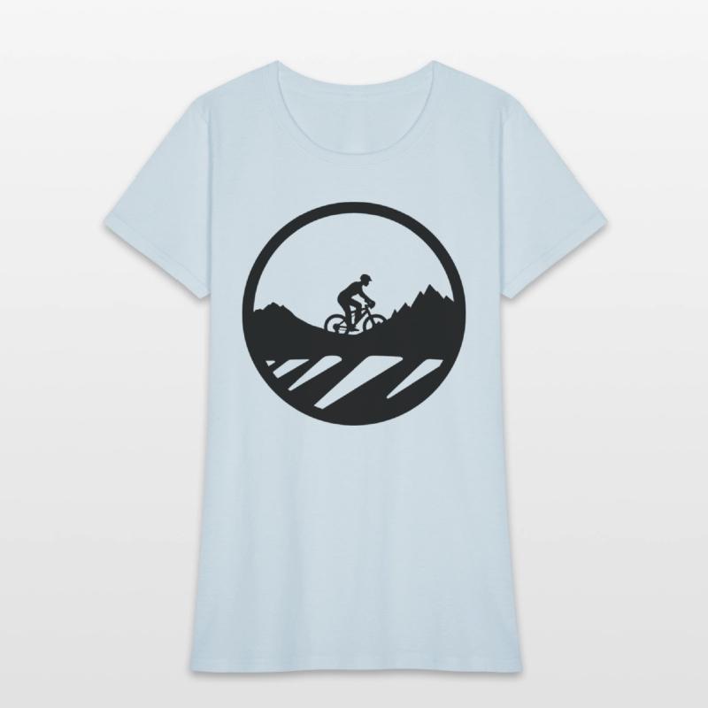 Mountain Bike Cyclist Drawing