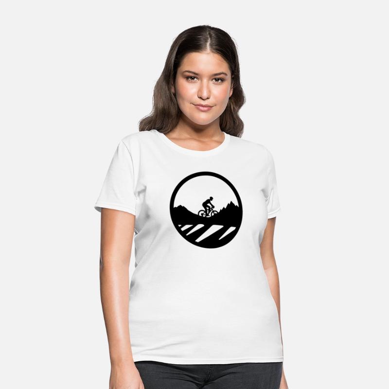 Mountain Bike Cyclist Drawing