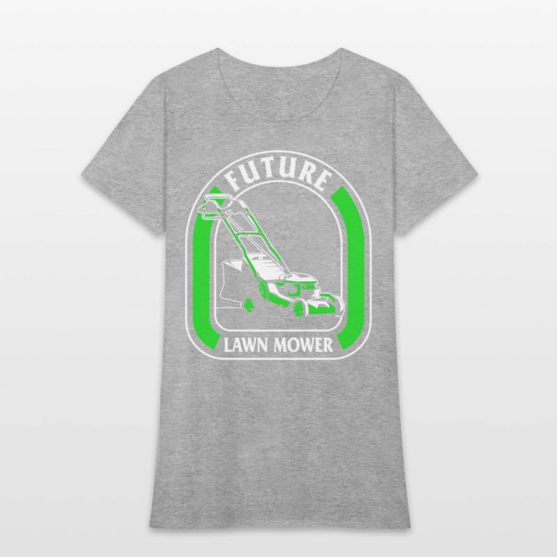 Mowing Gardening Shirt, Future Lawn Mower Tee,