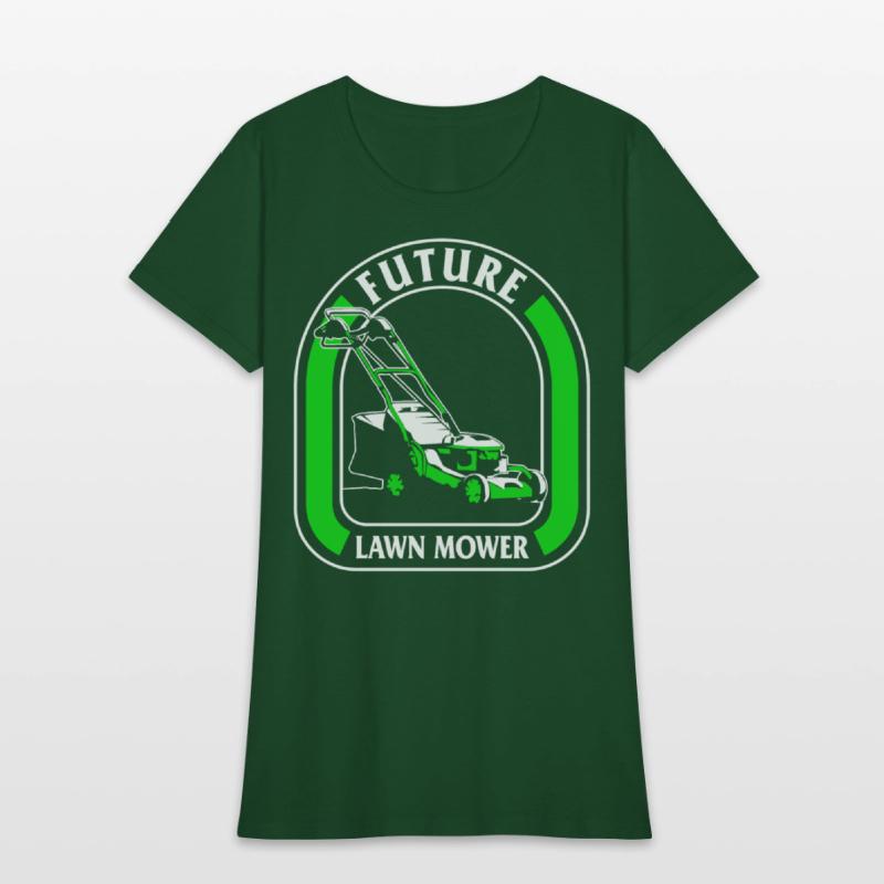Mowing Gardening Shirt, Future Lawn Mower Tee,