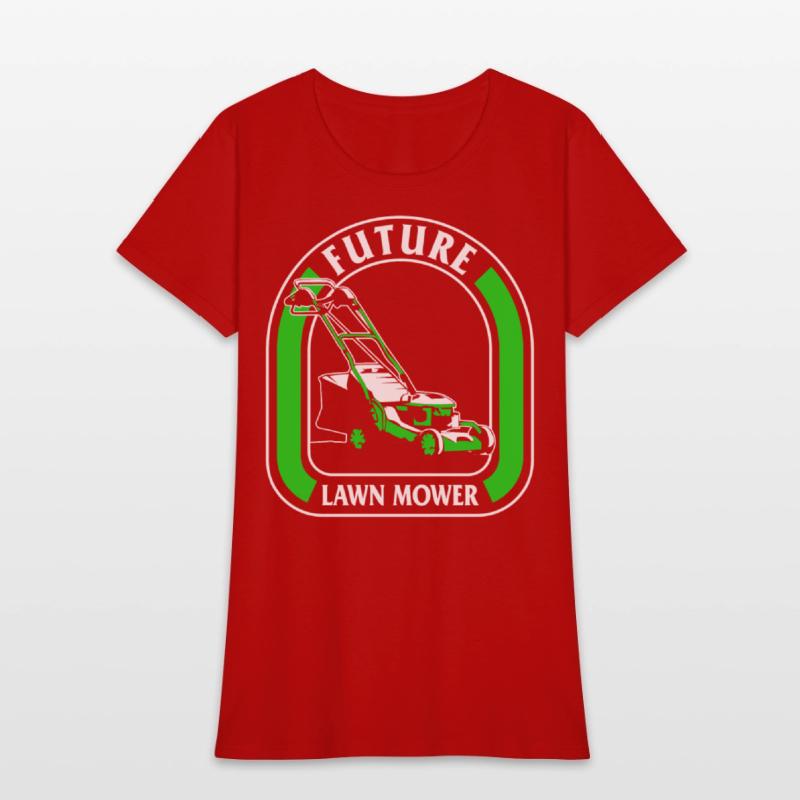 Mowing Gardening Shirt, Future Lawn Mower Tee,