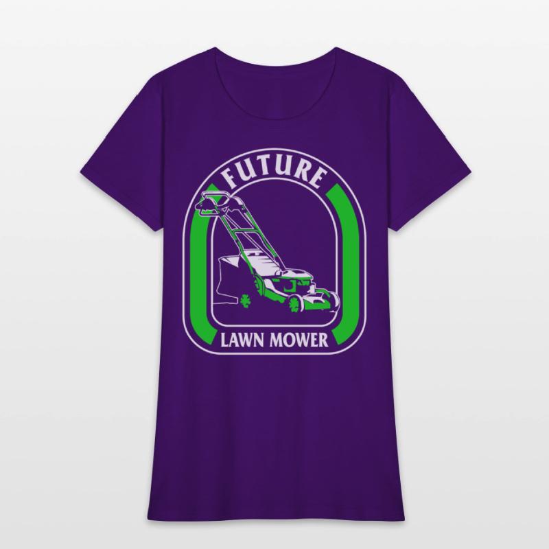 Mowing Gardening Shirt, Future Lawn Mower Tee,