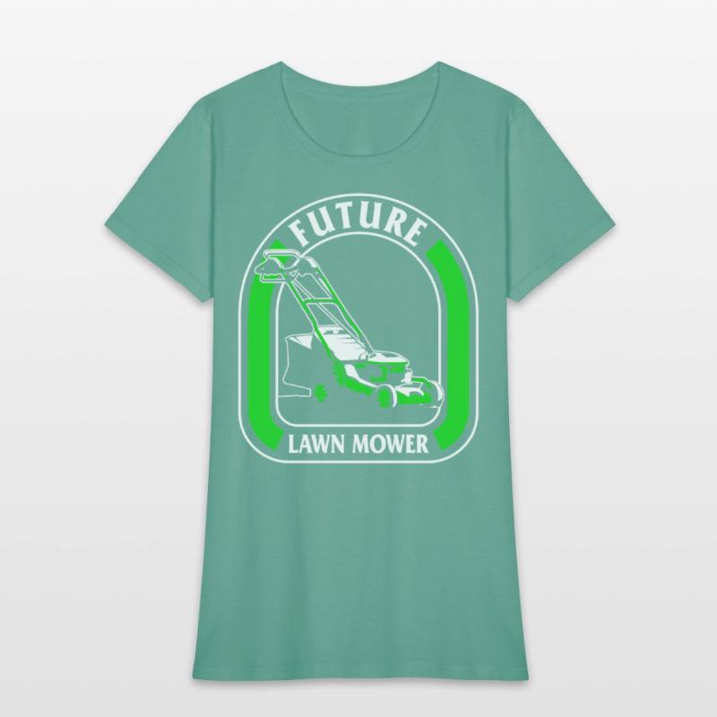 Mowing Gardening Shirt, Future Lawn Mower Tee,