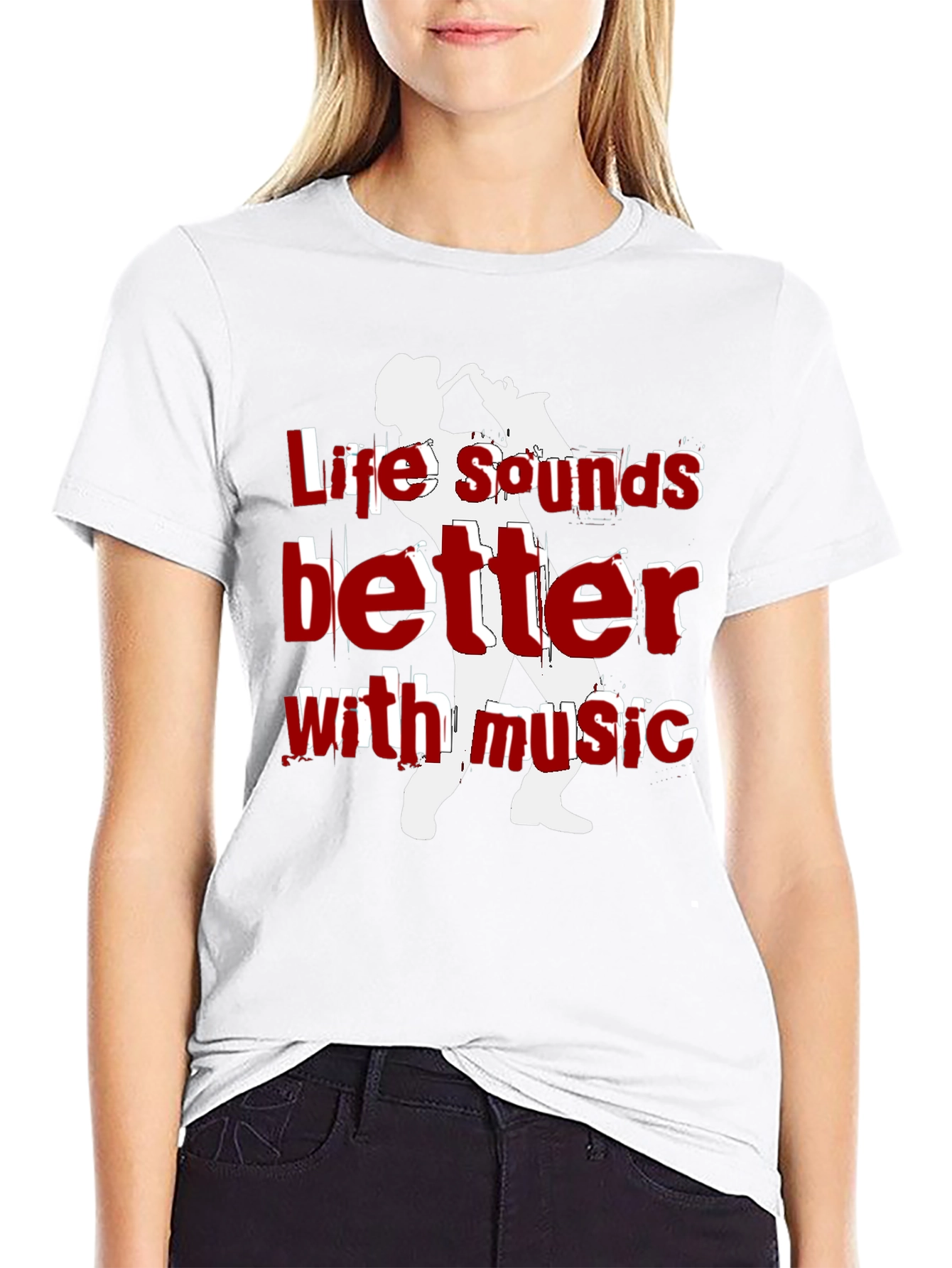 Life Sounds Better Music T-Shirt