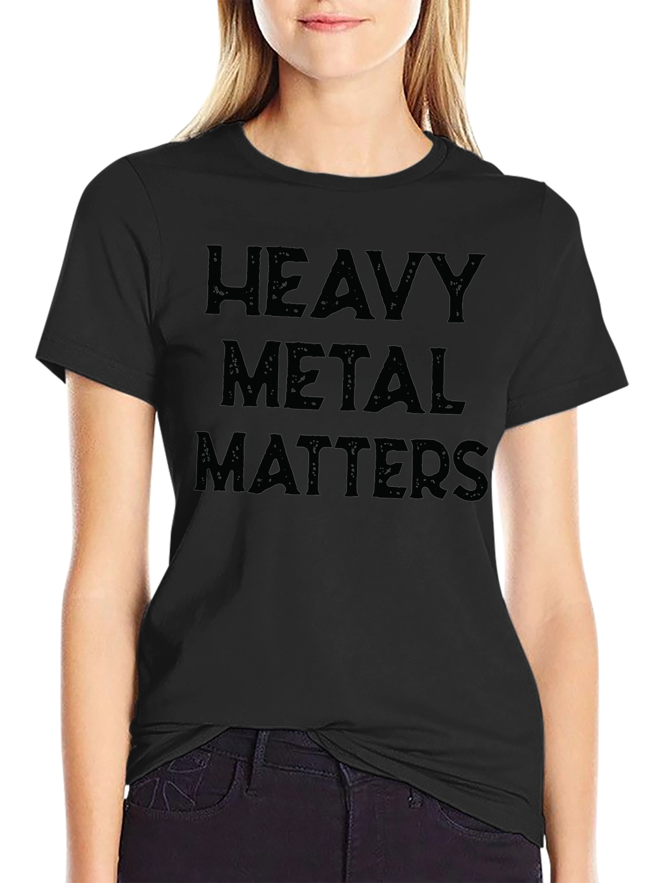 Heavy Metal Matters Graphic Tee - Black T-Shirt