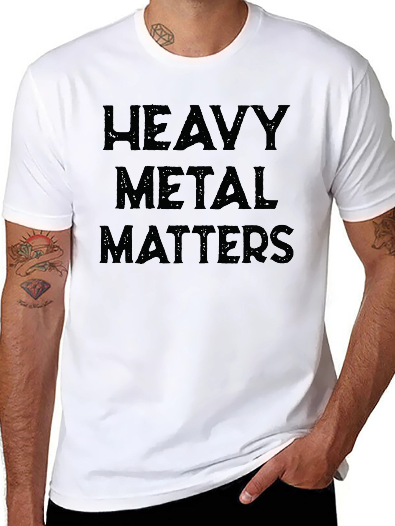 Heavy Metal Matters Graphic Tee - Black T-Shirt