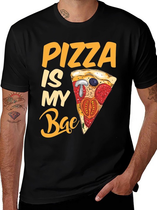 Pizza Is My Bae - Funny Foodie T-Shirt