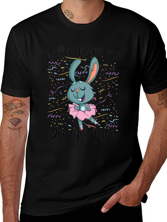 Ballet Bunny T-Shirt - Dance Lovers Tee