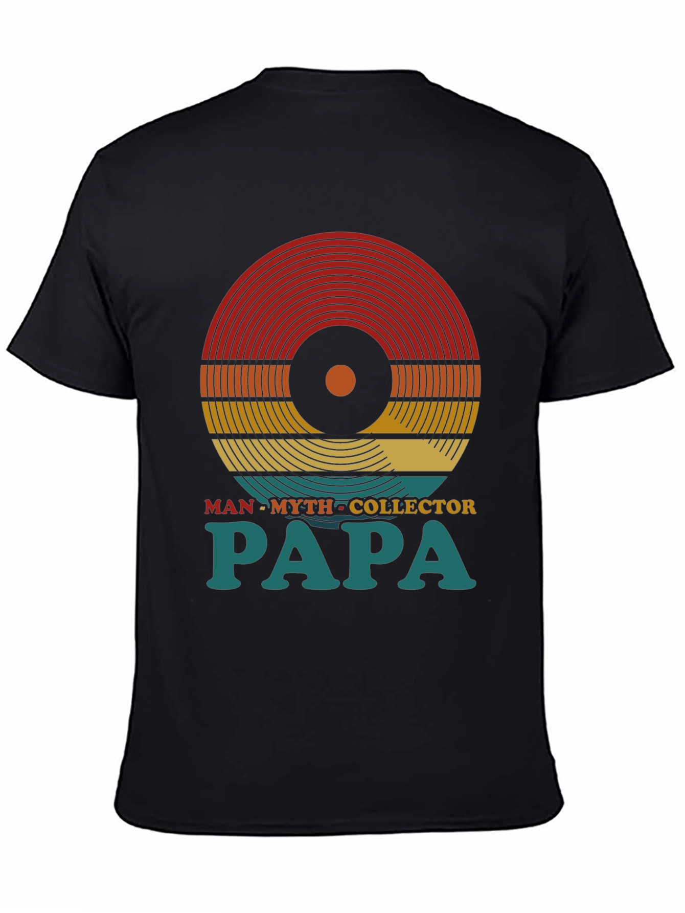 Retro Papa Vinyl Collector T-Shirt