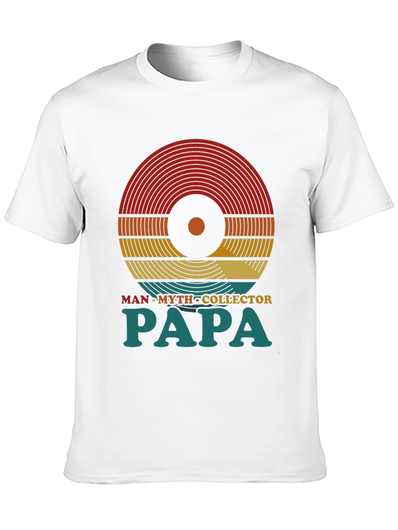 Retro Papa Vinyl Collector T-Shirt
