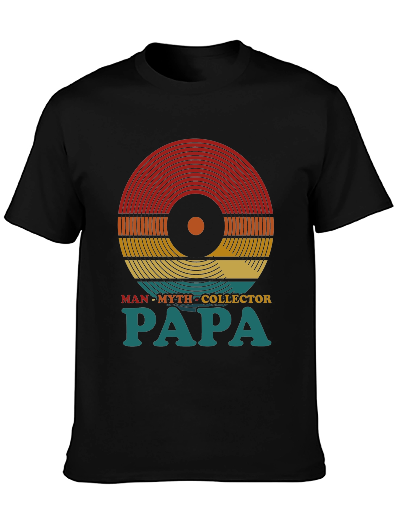 Retro Papa Vinyl Collector T-Shirt
