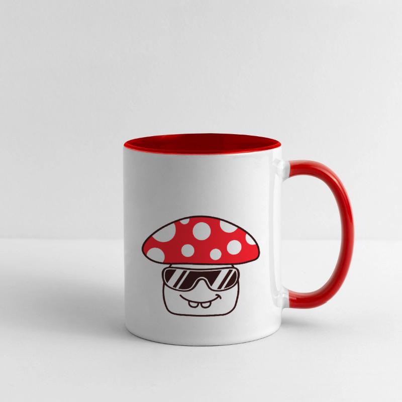 Mushroom Sunglasses Red Dots Fly Agaric Fun Fungus