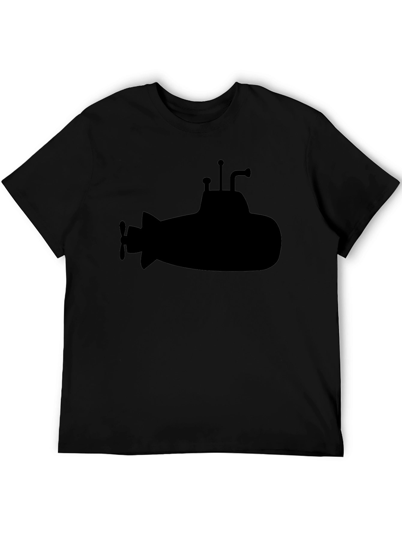 Submarine Graphic T-Shirt - Black Cotton Tee