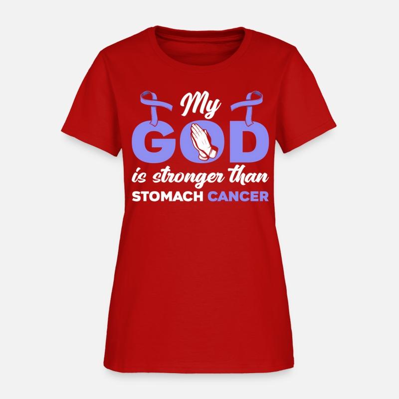 My God Is Stronger Than Stomach Cancer Warrior Fig