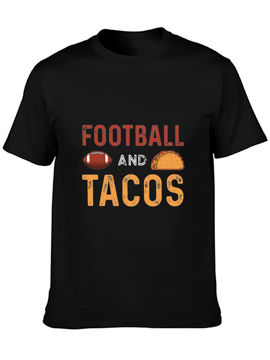 Football and Tacos Graphic T-Shirt