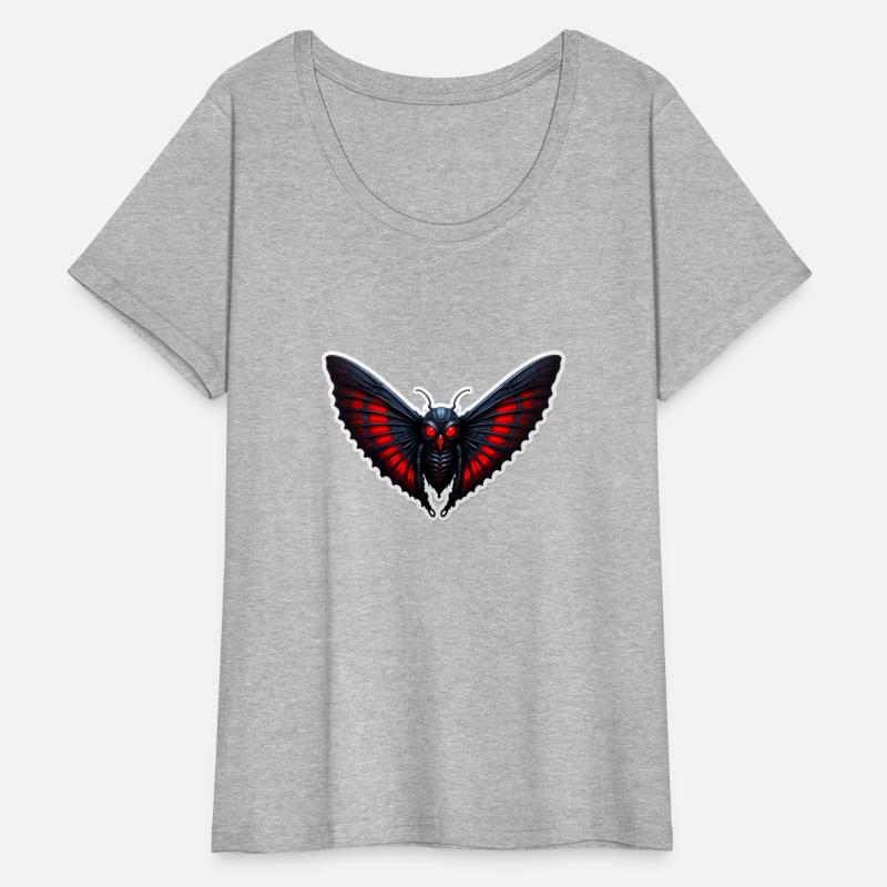 Mysterious Red-Eyed Moth Illustration