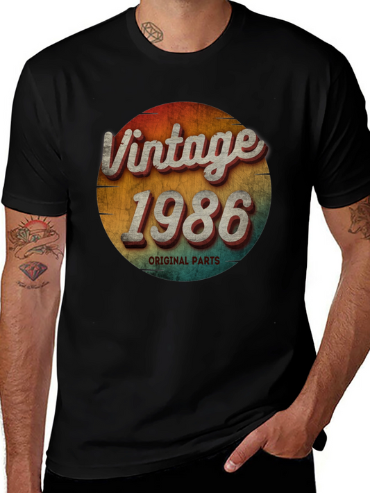 Vintage 1986 T-Shirt - Original Parts Birthday Tee