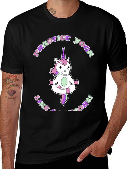 Practice Yoga Like A Unicorn T-Shirt
