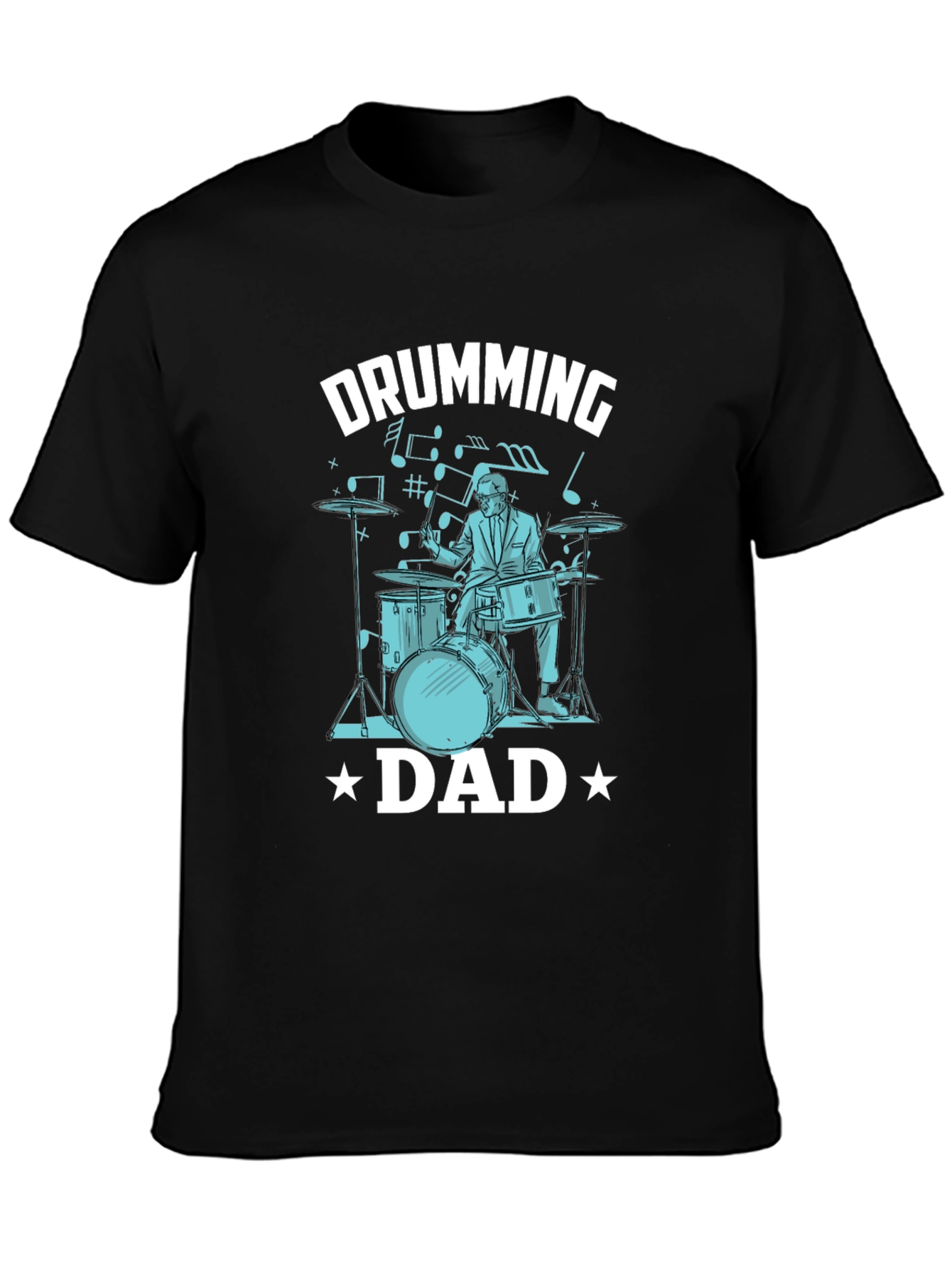 Drumming Dad T-Shirt - Musician Father Tee