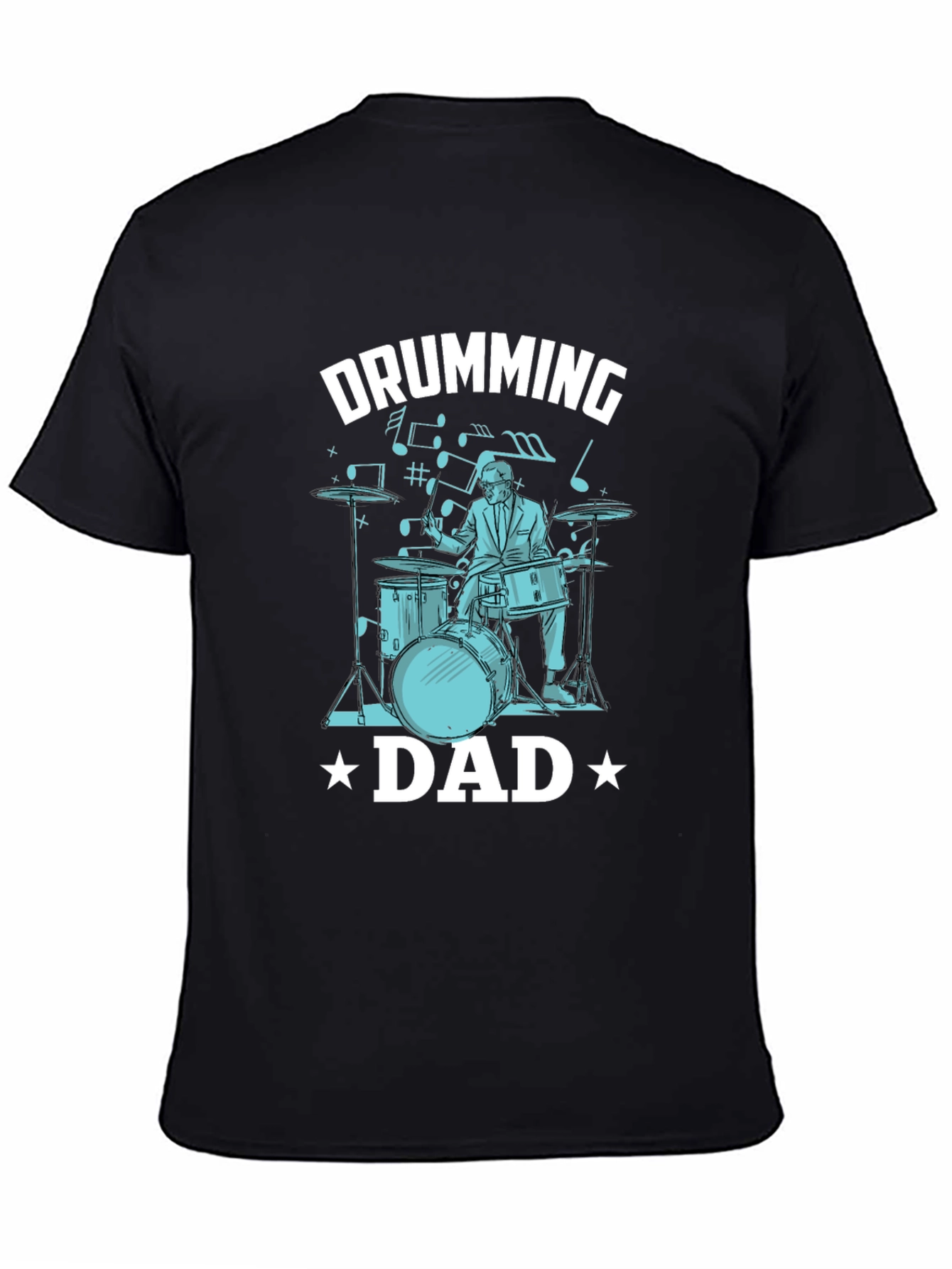 Drumming Dad T-Shirt - Musician Father Tee