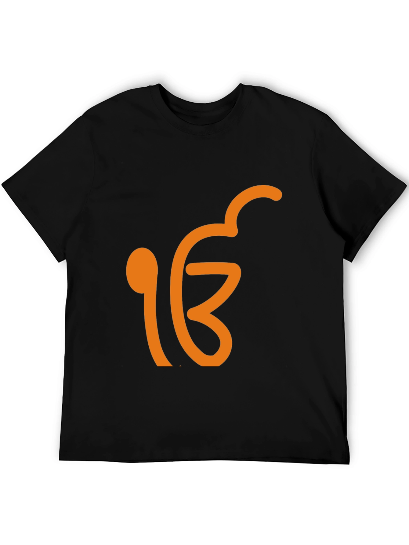 Ek Onkar Graphic Tee - Black Cotton Blend Shirt