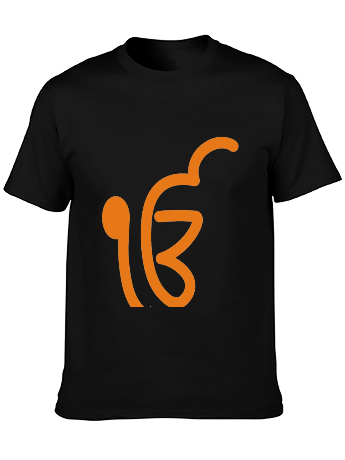 Ek Onkar Graphic Tee - Black Cotton Blend Shirt