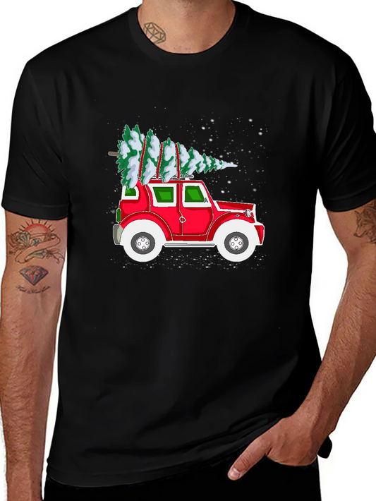 Christmas Tree Car Graphic Tee