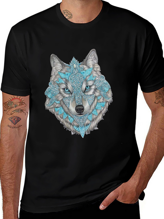 Wolf Mandala Graphic Tee