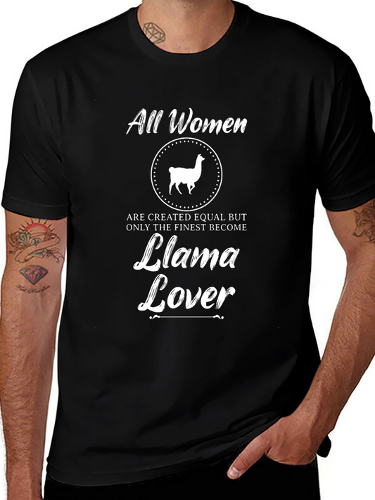All Women Llama Lover T-Shirt