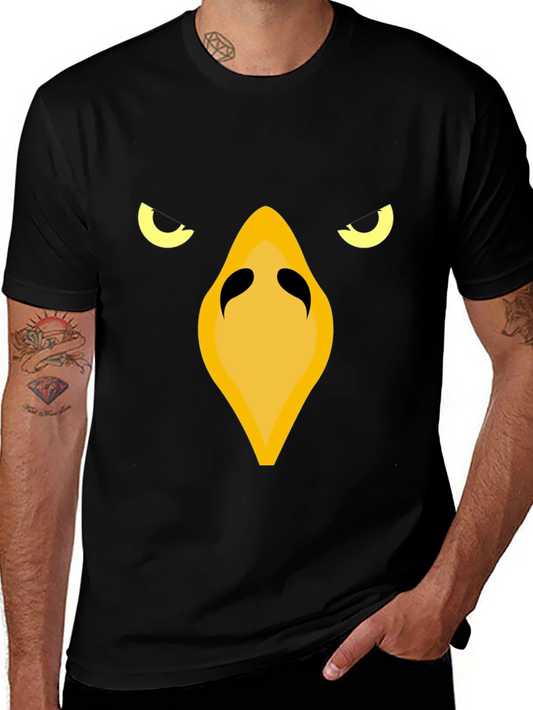 Raven Face Graphic Tee - Black