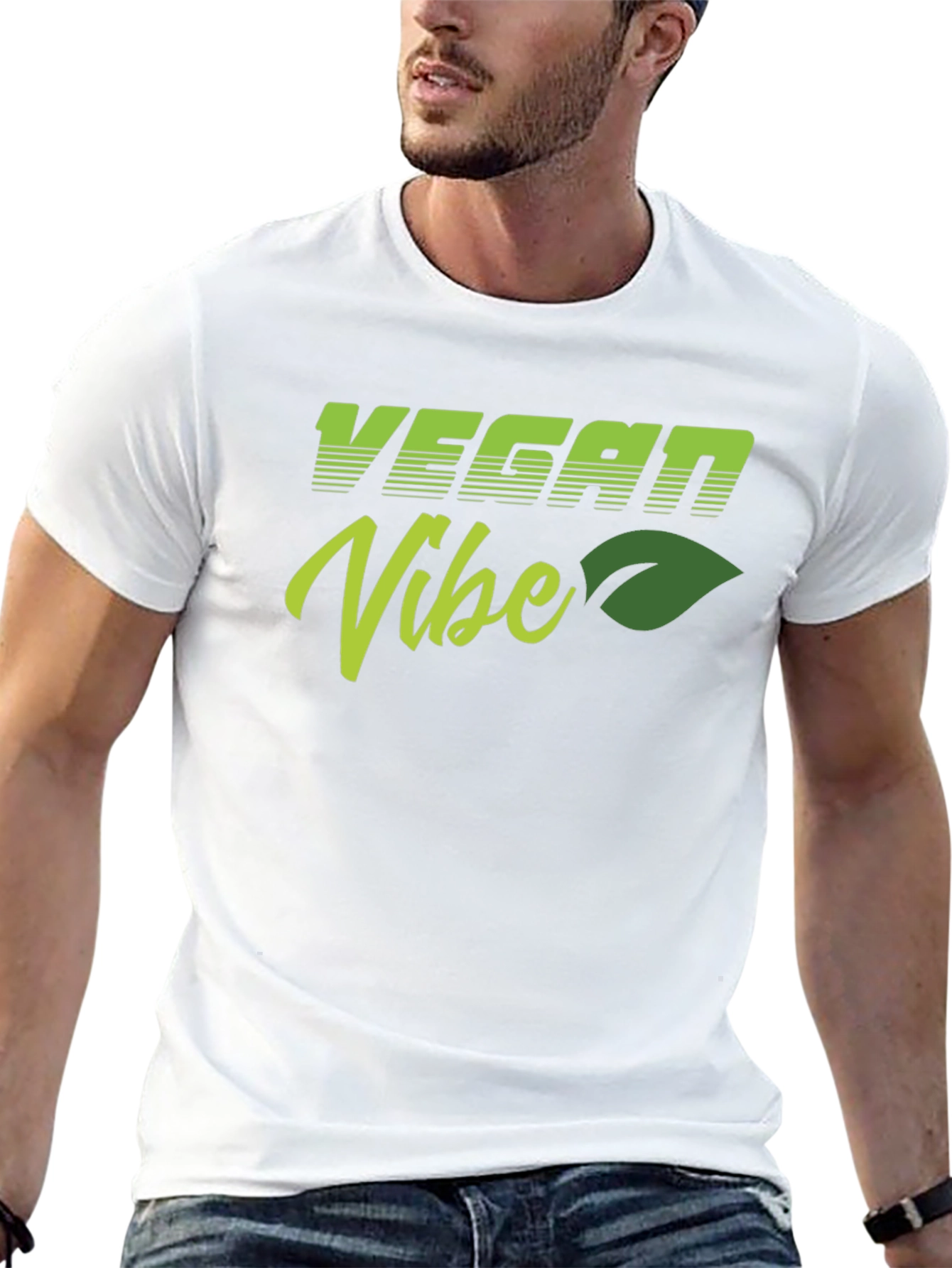 Vegan Vibe Black T-Shirt - Stylish & Comfortable