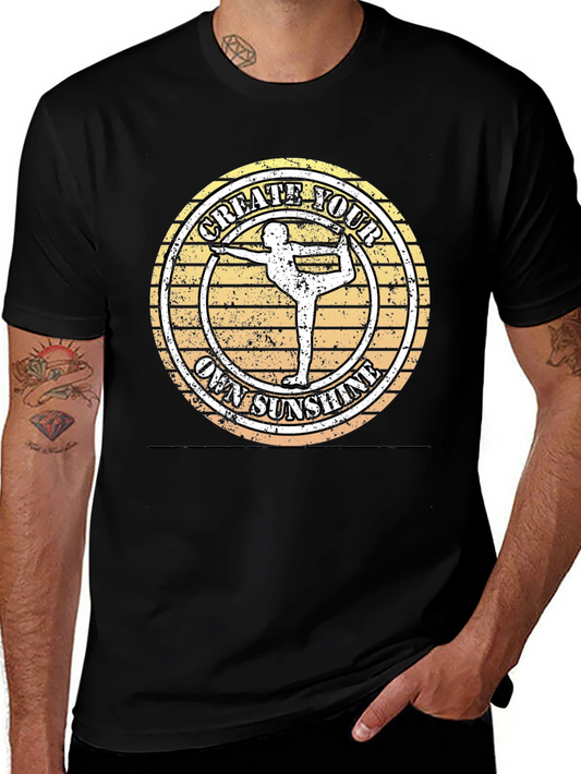Create Your Own Sunshine Yoga Graphic T-Shirt