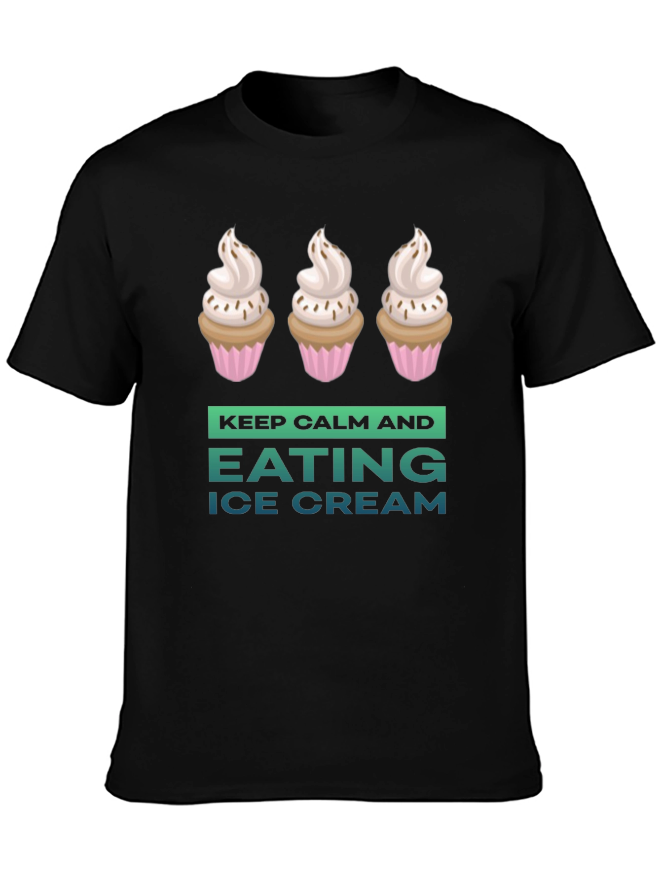 Keep Calm and Eat Ice Cream T-Shirt