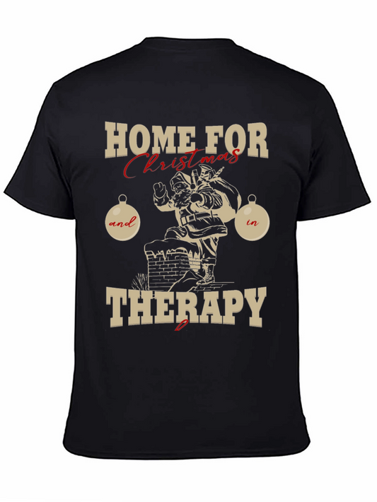Home for Christmas Therapy T-Shirt