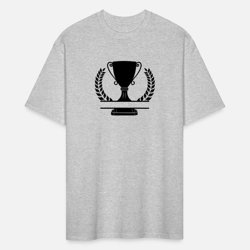 Name cut-out Laurel wreath with large cup