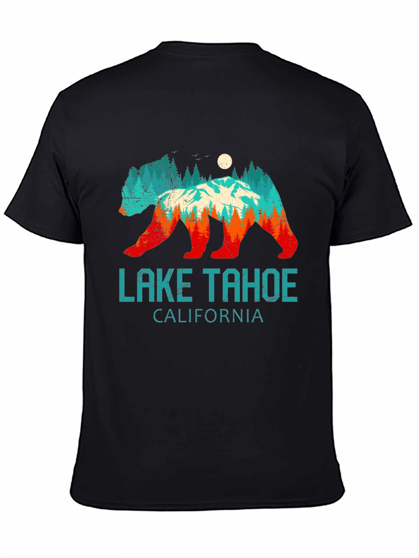 Lake Tahoe California Bear Graphic Tee